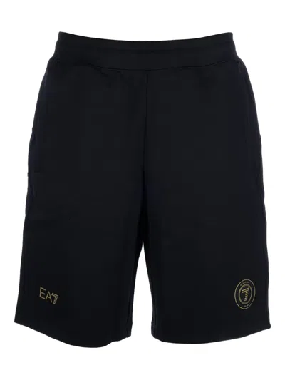 EA7 LOGO-PATCH TRACK SHORTS