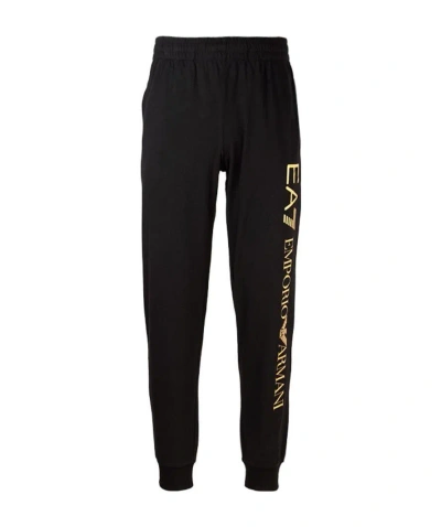 EA7 LOGO PATTERN SWEATPANTS