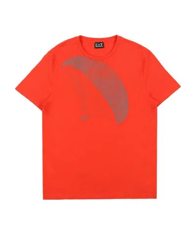 EA7 LOGO PRINTED T-SHIRT