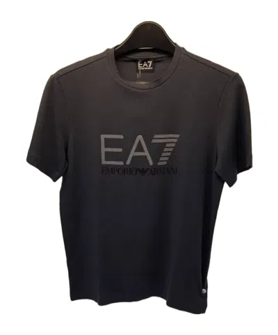 EA7 LOGO ROUND-NECK T-SHIRT