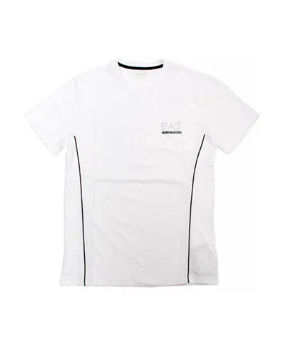 EA7 LOGO ROUND-NECKED T-SHIRT