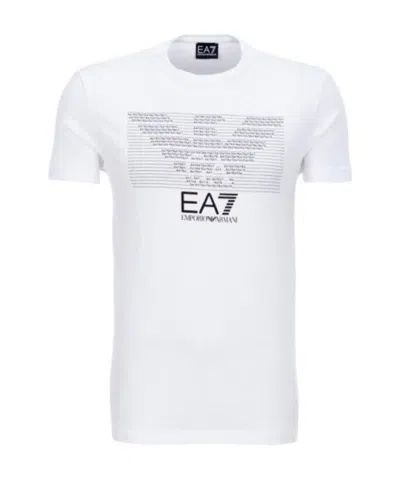 EA7 LOGO ROUND-NECKED T-SHIRT