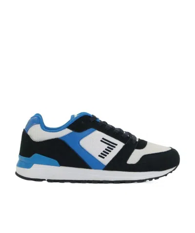 EA7 LOGO STRAPPED CASUAL SNEAKERS