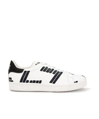 EA7 LOGO LACING CASUAL SNEAKERS