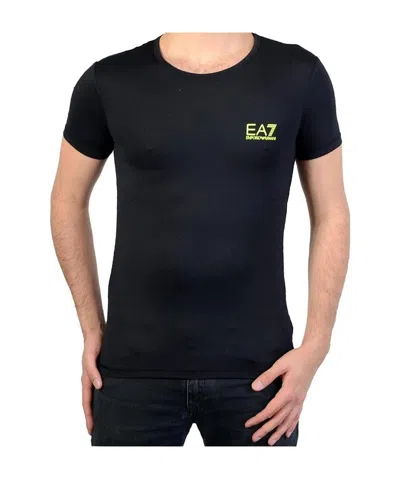 EA7 LOGO T-SHIRT WITH ROUND NECK