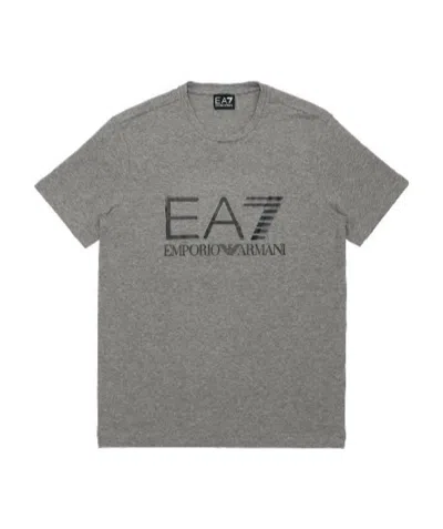 EA7 LOGO T-SHIRT WITH ROUND NECK