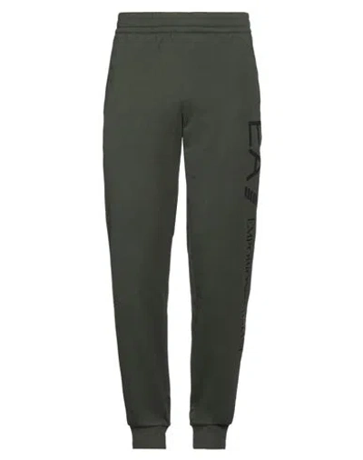 EA7 EA7 MAN PANTS MILITARY GREEN SIZE 3XL COTTON