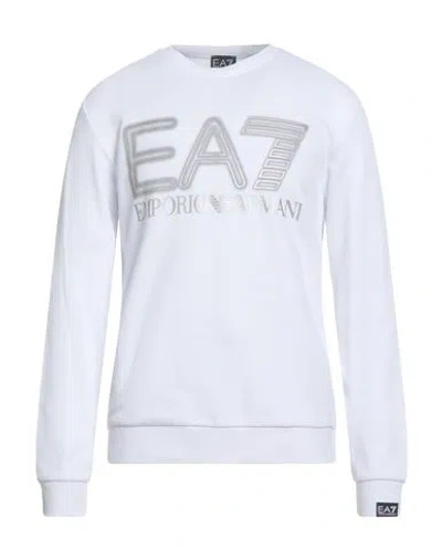 EA7 EA7 MAN SWEATSHIRT WHITE SIZE 3XL COTTON