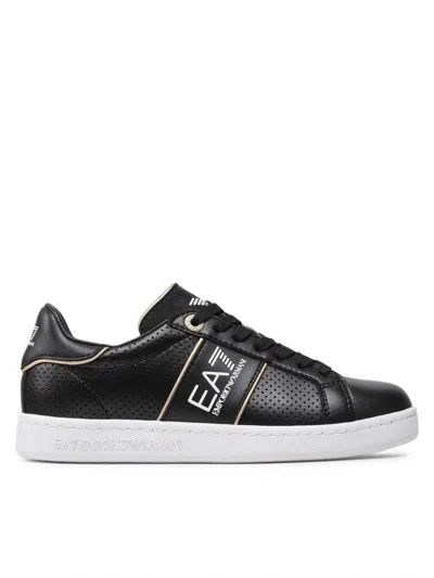 EA7 MEN'S SNEAKERS EA7 X8X102 XK346 M700 BLACK/GOLD