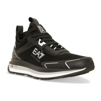 EA7 EA7 MENS LOGO HIGH RISE TRAINER (BKWH)