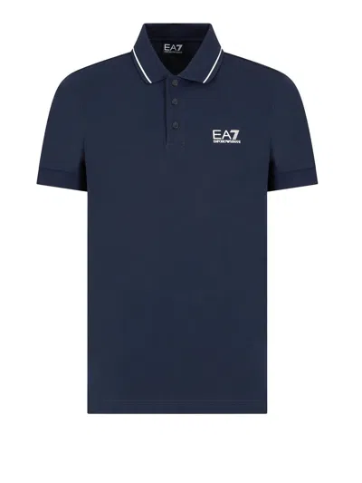 EA7 POLO MAN EA7 8NPF16 PJVUZ 1562 BLUE ARMS