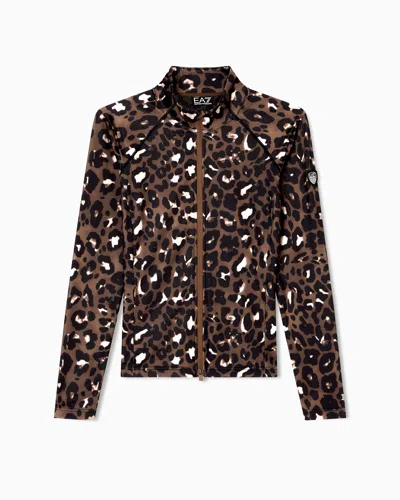 EA7 POWERSTRETCH FABRIC TECHNICAL SKI FLEECE