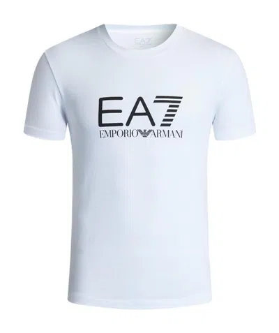 EA7 PRINTED T-SHIRT WITH ROUND NECK