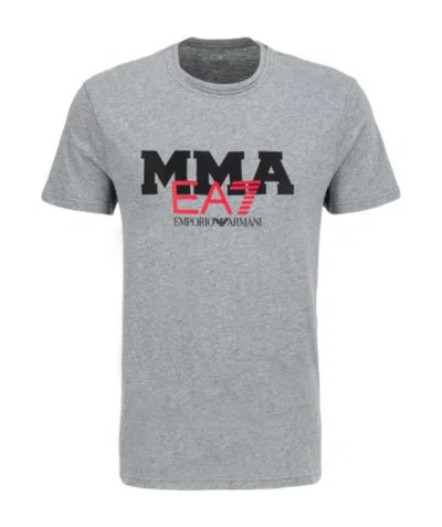 EA7 PRINTED T-SHIRT WITH ROUND NECK