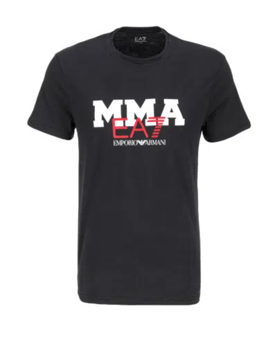 EA7 PRINTED T-SHIRT WITH ROUND NECK