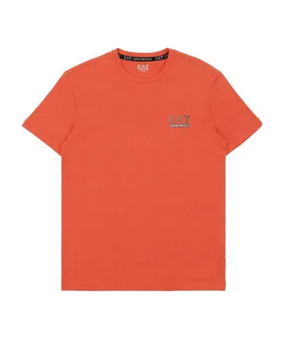 EA7 ROUND COLLAR LOGO T-SHIRT