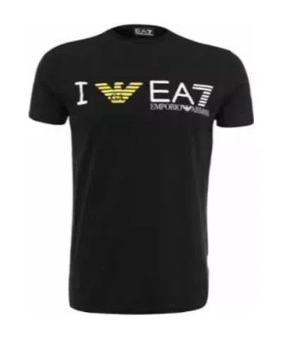 EA7 ROUND-NECKED LOGO T-SHIRT