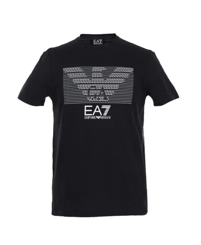 EA7 ROUND-NECKED LOGO T-SHIRT
