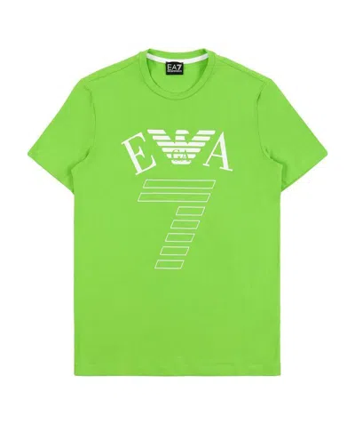 EA7 ROUND-NECKED LOGO T-SHIRT