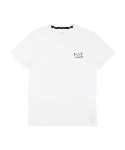 EA7 ROUND-NECKED LOGO T-SHIRT