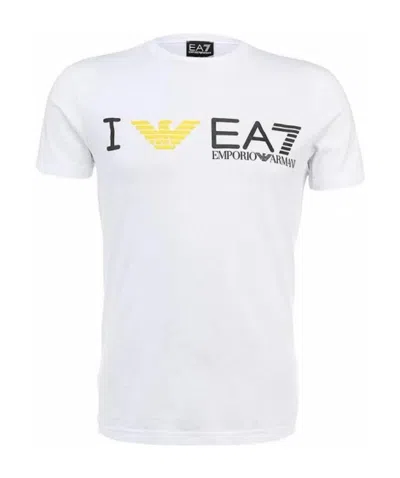 EA7 ROUND-NECKED LOGO T-SHIRT