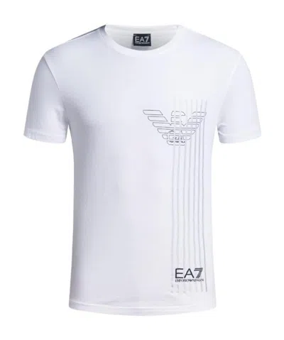 EA7 ROUND-NECKED LOGO T-SHIRT