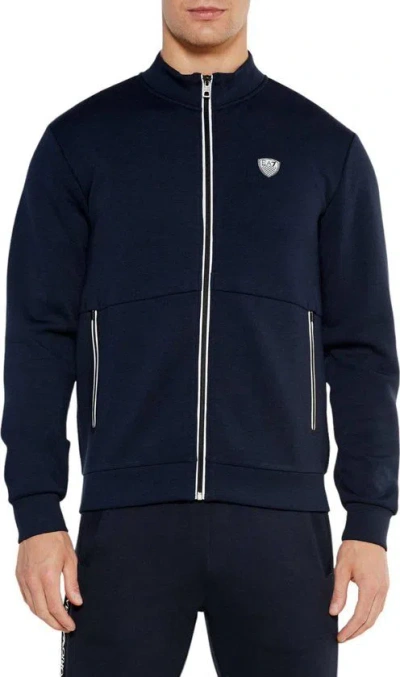 EA7 SWEATSHIRT SPORT MAN EA7 8NPM19 PJ4EZ PREMIUM CORE 1562 BLUE ARMS