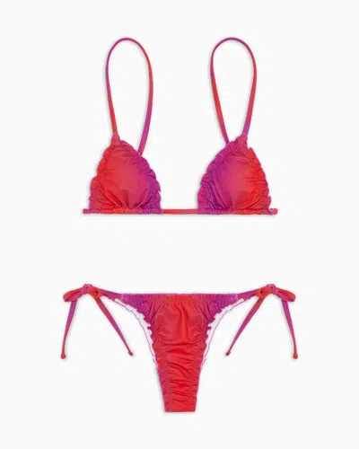 EA7 TRIANGLE BIKINI IN TECHNICAL FABRIC