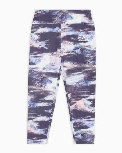EA7 DYNAMIC ATHLETE GIRL LEGGINGS IN VIGOR7 TECHNICAL FABRIC