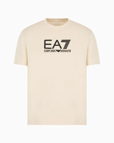 EA7 VISIBILITY COTTON CREW-NECK T-SHIRT
