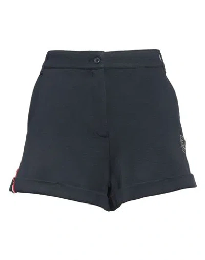 EA7 EA7 WOMAN SHORTS & BERMUDA SHORTS NAVY SIZE XXL COTTON, POLYESTER, ELASTANE