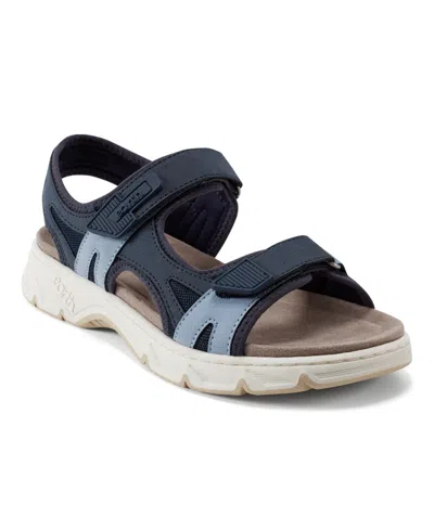 EARTH WOMEN'S VENNY BANDED SPORTY FLAT SANDALS