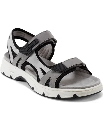 EARTH WOMEN'S VENNY BANDED SPORTY FLAT SANDALS