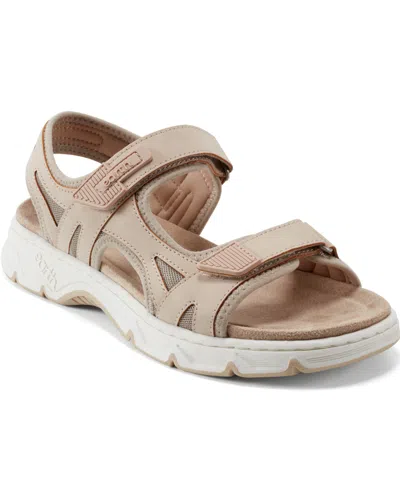 EARTH WOMEN'S VENNY BANDED SPORTY FLAT SANDALS