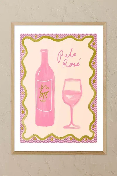 EAST END PRINTS EAST END PRINTS PALE ROSE OAK FRAMED WALL ART PRINT