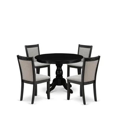 EAST WEST FURNITURE 5-PC DINETTE SET