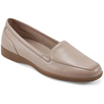 EASY SPIRIT DEVITT WOMENS LEATHER SLIP ON LOAFERS