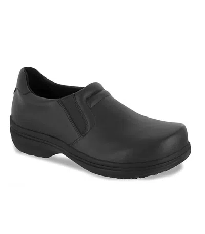 EASY WORKS WOMEN'S BIND SLIP RESISTANT WORK SHOE - WIDE WIDTH IN BLACK