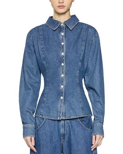 EB DENIM ROSE TAPERED WAIST SHIRT