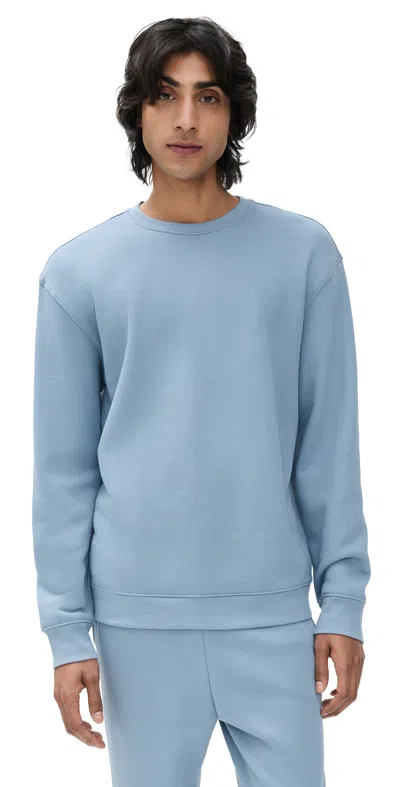 EBERJEY FRENCH TERRY SWEATSHIRT FADED DENIM