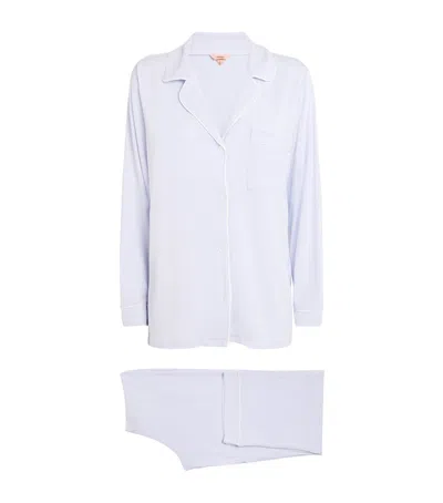 EBERJEY GISELE LONG PIPED PYJAMA SET