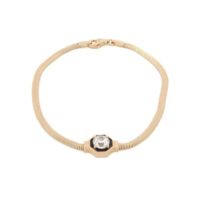 EBRU JEWELRY WOMEN'S GOLD / WHITE TIMELESS SPARK DIAMOND SOLID GOLD BRACELET - GOLD