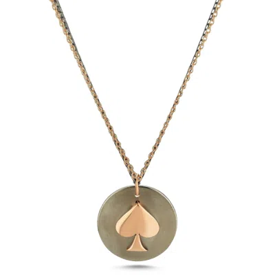 ECCE | ARTISAN DIAMONDS WOMEN'S ROSE GOLD 14K SOLID GOLD QUEEN OF SPADES NECKLACE