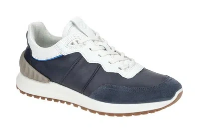 ECCO ECCO ASTIR HERRENSCHUHE - SPORTLICHE HALBSCHUHE - SCHNÜRSCHUHE BLAU NEU