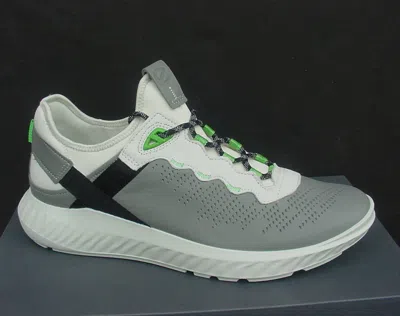 ECCO ECCO HERREN SNEAKER GRAU/WEISSES LICHT LEDER ST.STREET 1 SZ 9/9.5 - 12/12.5 FEDER