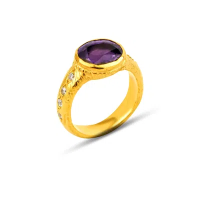 ECE LONDON WOMEN'S GOLD THE OCEANUS II RING
