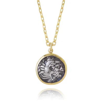 ECE LONDON WOMEN'S GOLD THE AMYNTAS COIN NECKLACE