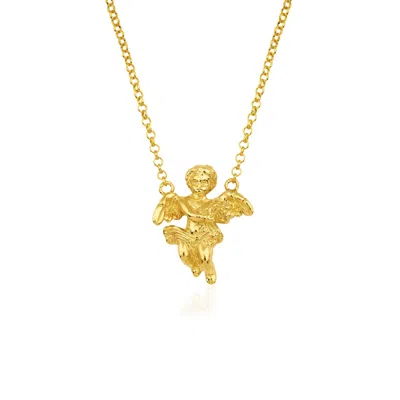 ECE LONDON WOMEN'S GOLD THE ANGELO NECKLACE