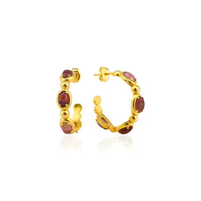 ECE LONDON WOMEN'S GOLD THE CELESTIAL II EARRINGS