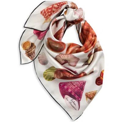 ECHO ECHO SEA TREASURES SILK TWILL SCARF